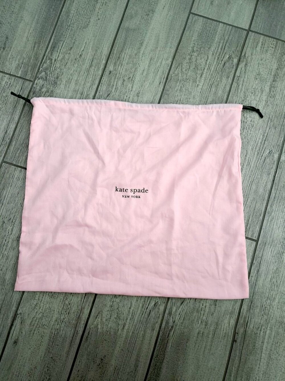 Kate Spade New York Pink Drawstring Dust Bag Storage Pouch